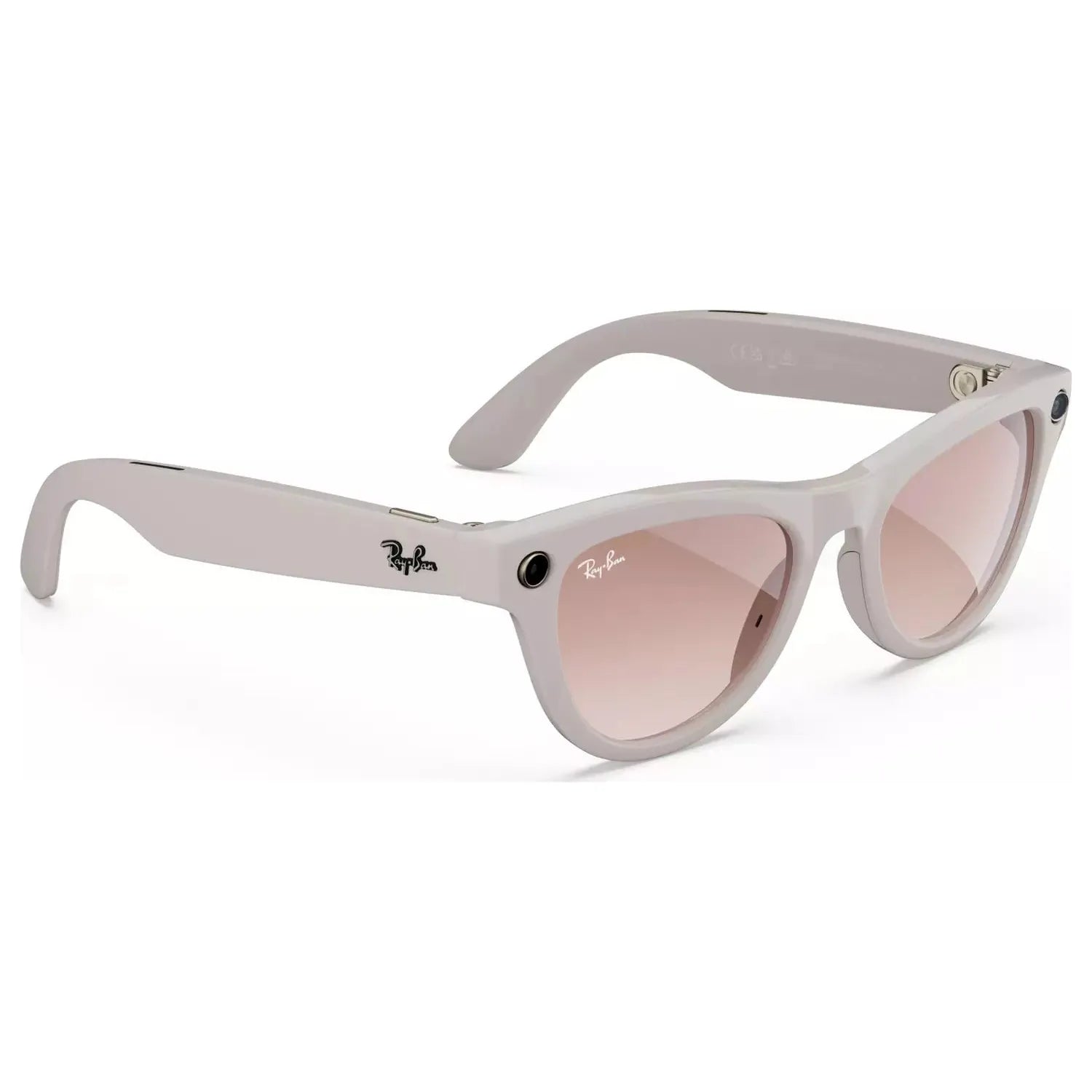 Buy Meta,Ray-Ban Meta Skyler Smart Sunglasses – RW4010, Shiny Chalky Grey Frame with Gradient Cinnamon Pink Lenses - Gadcet UK | UK | London | Scotland | Wales| Near Me | Cheap | Pay In 3 | Smart Glasses